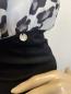 Preview: Rinascimento Bluse Weiß mit schwarzem Leoprint